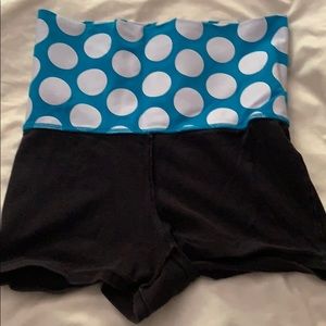 Pink Victoria’s Secret yoga shorts